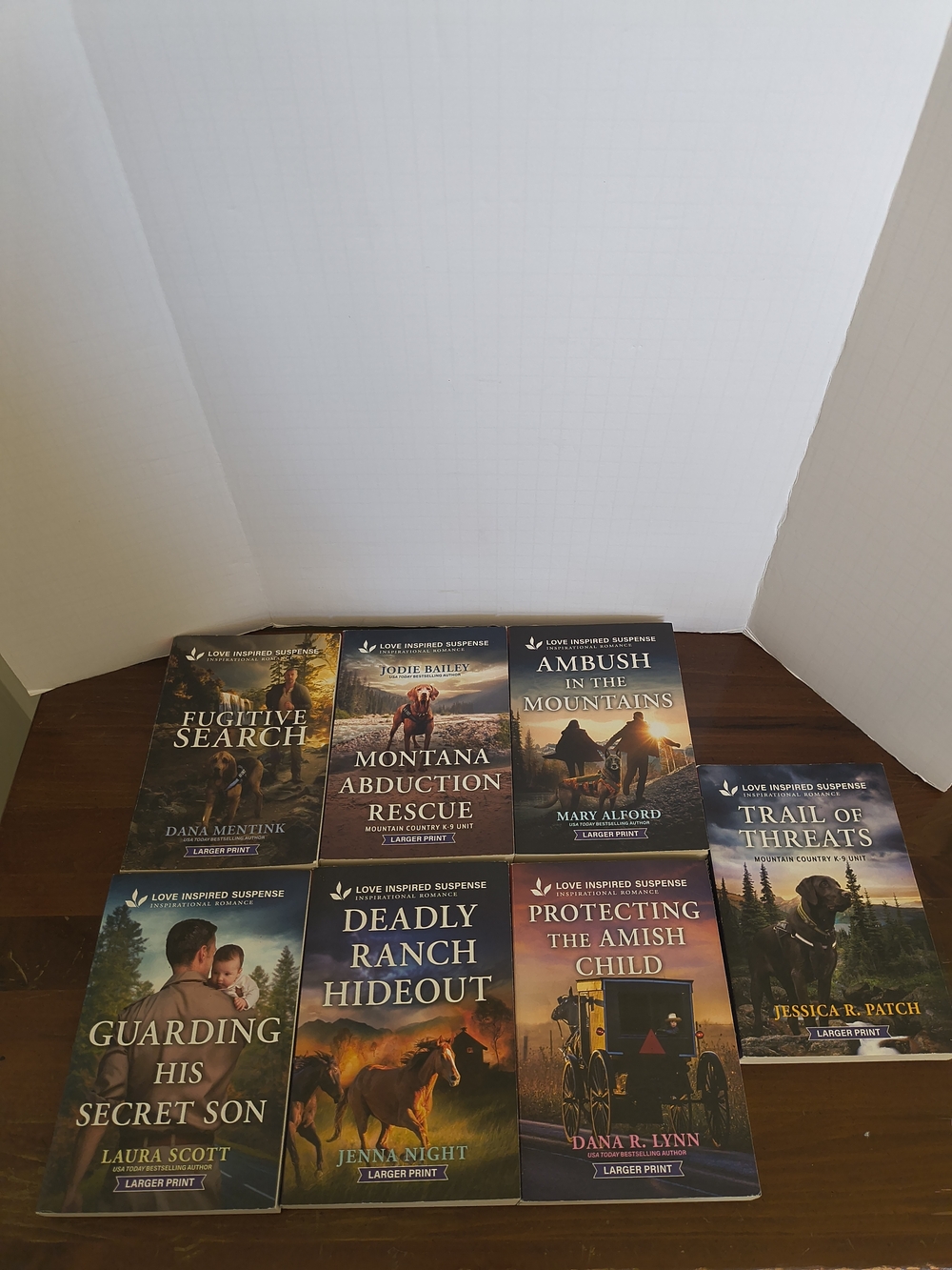 Lot Of 7 Harlequin Love Inspired Suspense Books Aug & Sept 2024 Paperback 75th